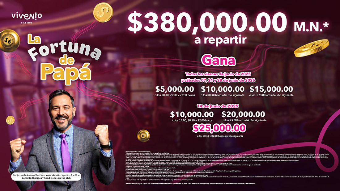 Sorteo La Fortuna de Papá 