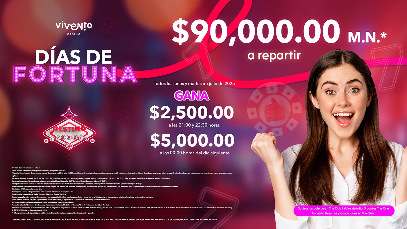 SORTEO Días de Fortuna