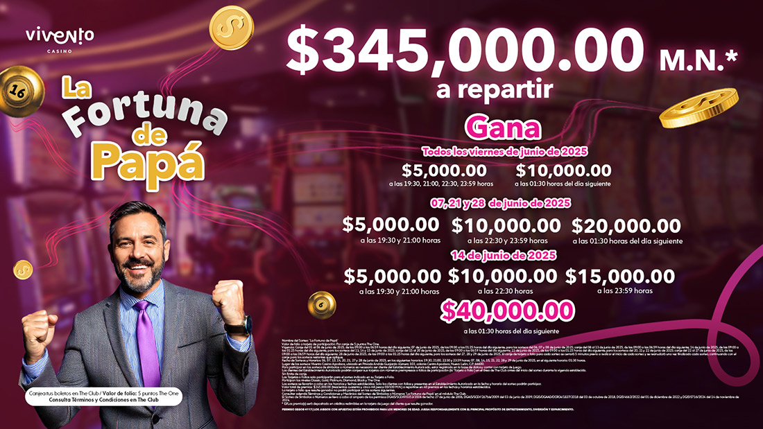 Sorteo La Fortuna de Papá 