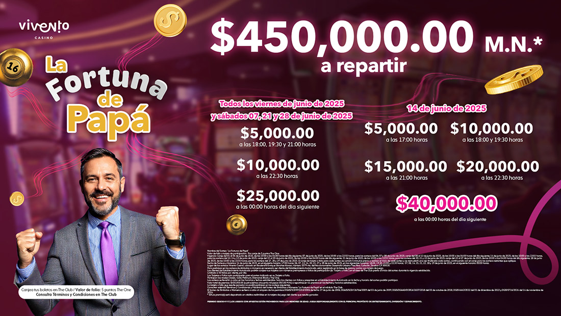 Sorteo La Fortuna de Papá 