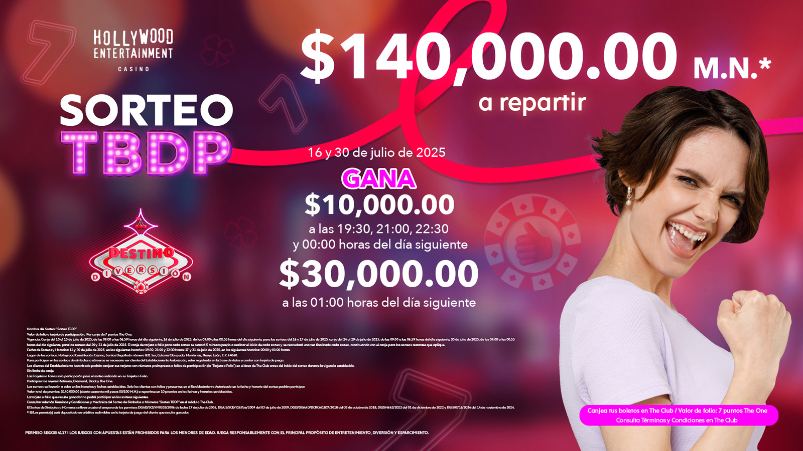 Bingo TBDP en Hollywood Casino Bingo TBDP en Hollywood Casino