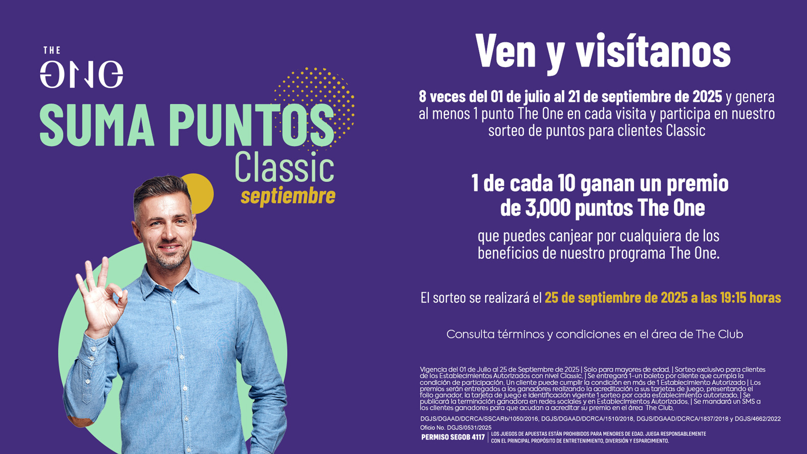Sorteo SUMA PUNTOS CLASSIC