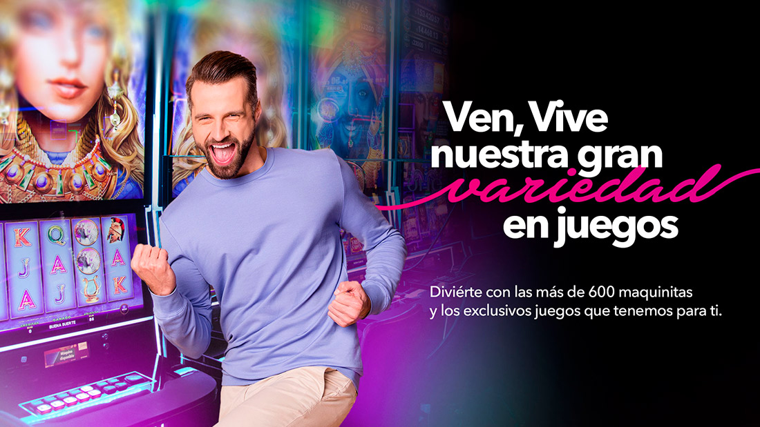 Variedad de Juegos y Máquinas